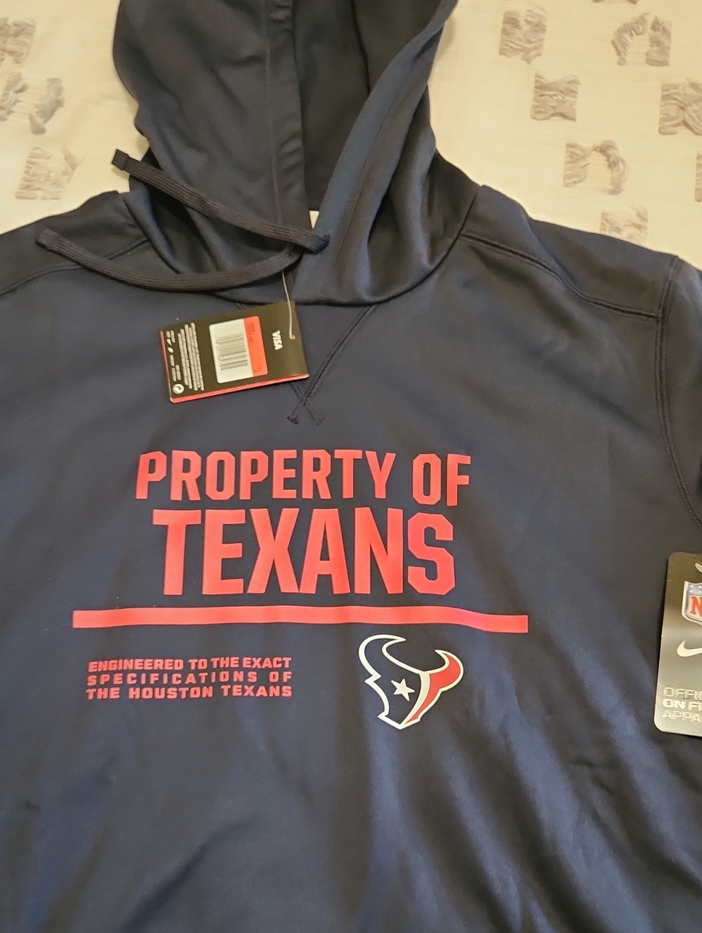 NWT, Houston Texans Men's Hoodie